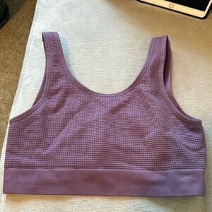 Pink Victoria’s Secret sports bra